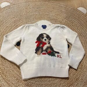 Polo by Ralph Lauren White Knit Sweater